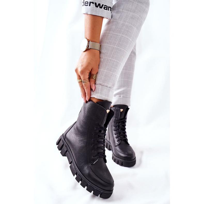 Women's Leather Boots Nicole 2673 Black 1