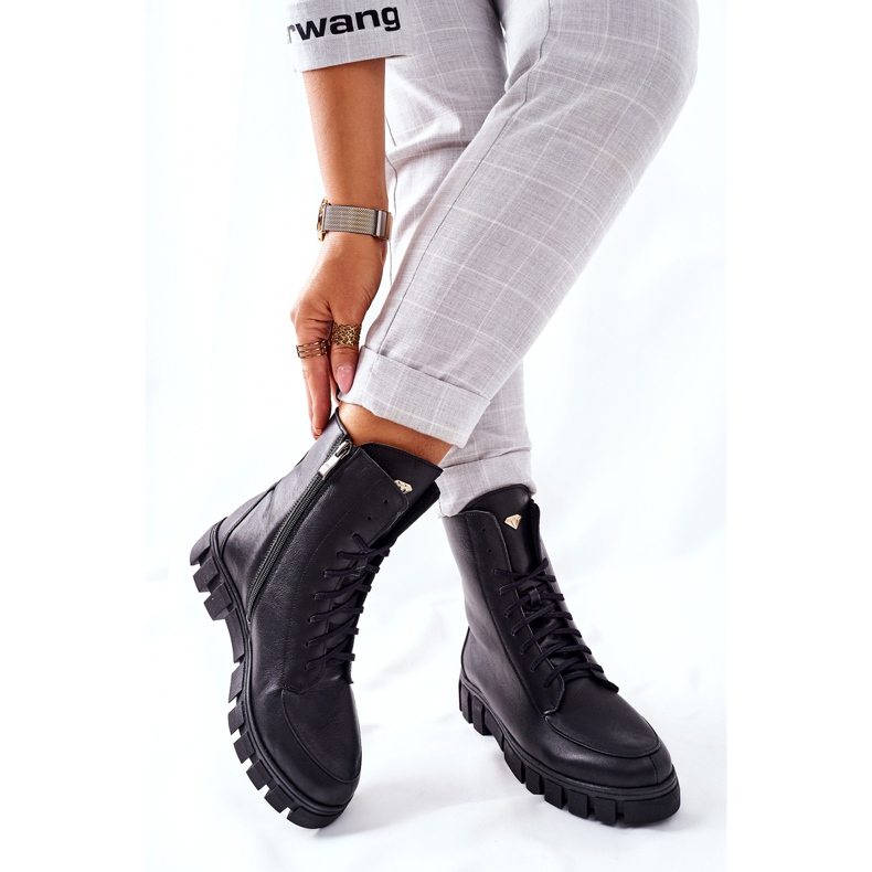 Women's Leather Boots Nicole 2673 Black 2