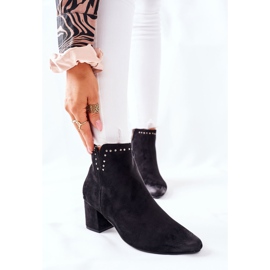 Vinceza Women's Boots Suede Black Brinlack 1