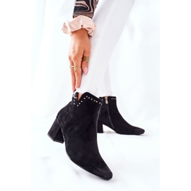 Vinceza Women's Boots Suede Black Brinlack 2