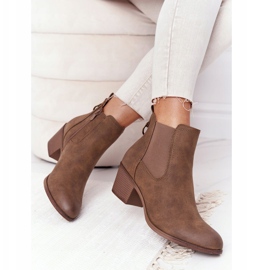 PJ1 Women's Warm Boots Jodhpur Heel 20Y8014-6 brown 3 PJ1 Women's Warm Boots Jodhpur Heel 20Y8014-6 brown 3