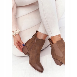 PJ1 Women's Warm Boots Jodhpur Heel 20Y8014-6 brown 5 PJ1 Women's Warm Boots Jodhpur Heel 20Y8014-6 brown 5