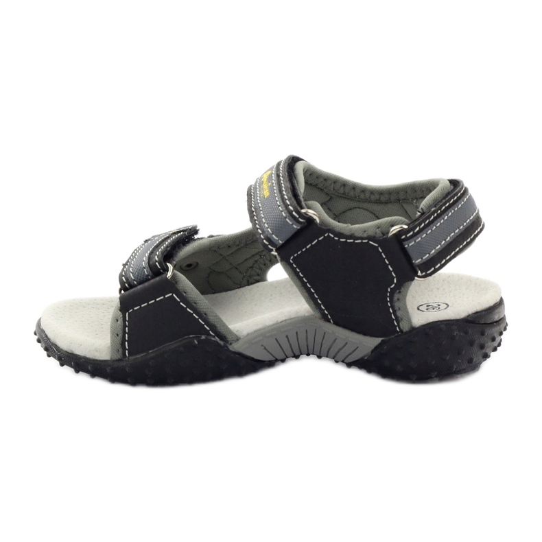 American Club Velcro sandals with an American 1618 leather insert ['yellow, 'gray', 'black'] grey 2