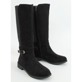 Riding boots with a flexible upper black G-349 Black 1