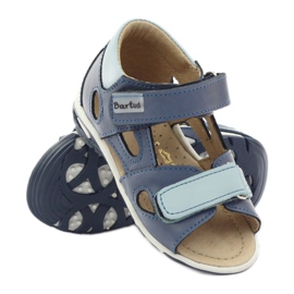 Bartuś leather sandals blue 3