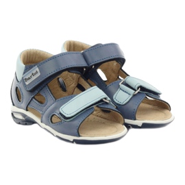 Bartuś leather sandals blue 4