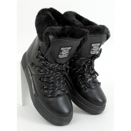 Black women's snow boots 2C9XX835-5 Black 1