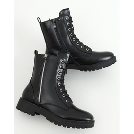 Black military boots Xj-63 Black 1