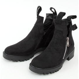 Black boots cut out cut out SP150 Black 1