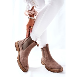 Leather Booties Jodhpur boots Nicole Brown Brace 2 Leather Booties Jodhpur boots Nicole Brown Brace 2