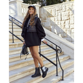 Women's Boots with Print GOE II2N4045 Black 2