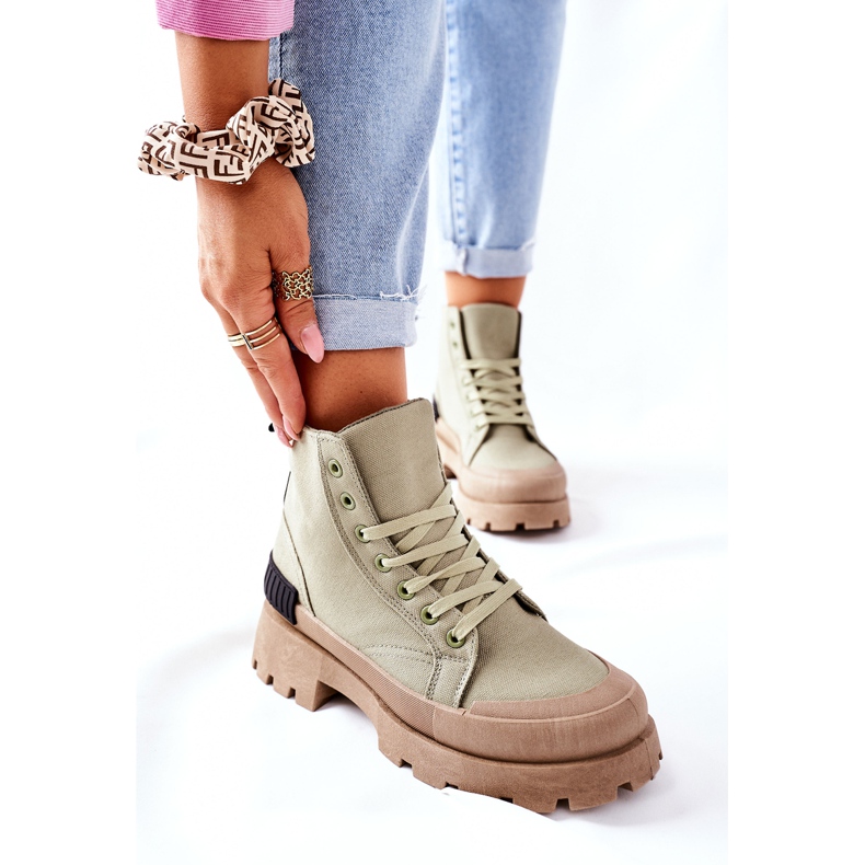 PS1 Women's Boots Green Any One 1