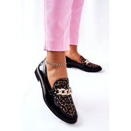 Women's Brogues Maciejka Lacquered Loafers Black 4099B-01 / 00-1 2