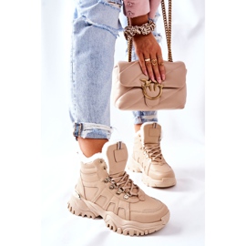PM1 Women's Beige Insulated Hareshaw Trappers 2