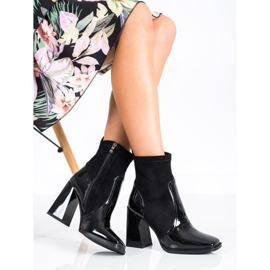 S. BARSKI Boots On Trapezoidal Heel S.BARSKI black 2