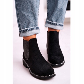 Women's Booties Jodhpur boots Suede Black Meagan 4
