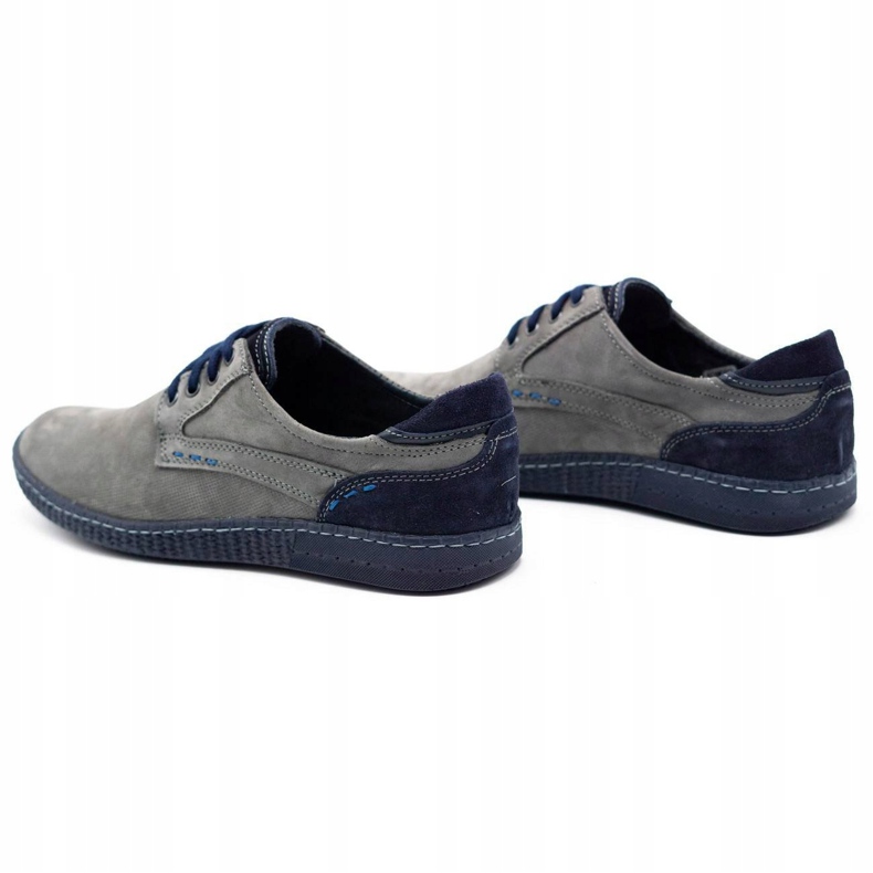 KOMODO Casual men's shoes 848 gray navy blue grey 5
