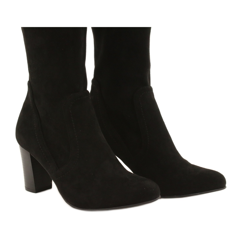 Black Women's boots with suede Caprice 25502-27 044 5