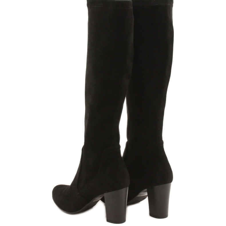 Black Women's boots with suede Caprice 25502-27 044 3