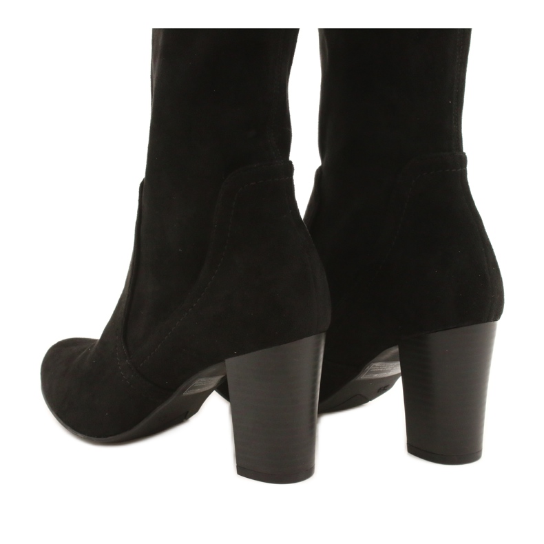 Black Women's boots with suede Caprice 25502-27 044 4