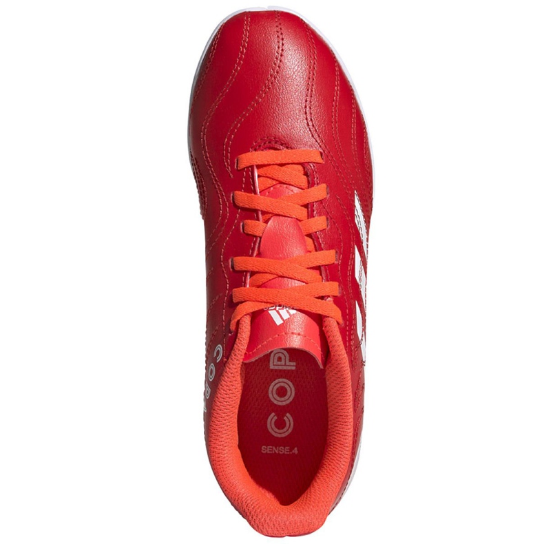 Adidas Copa Sense.4 In Jr FY6162 football boots red red 2