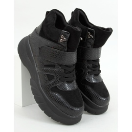 High-soled shoes KL-771 Black 1