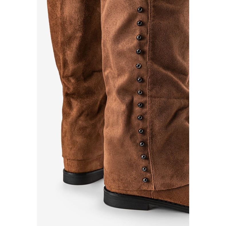 Camel boots on the Colorado wedge heel brown 1