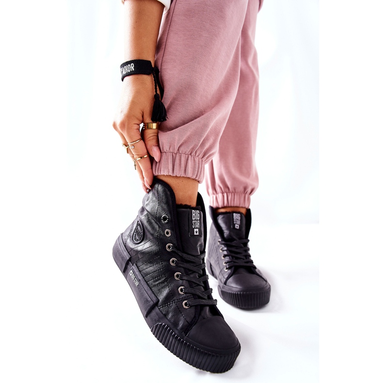 Women's Sneakers Big Star II274155 Black insulated 1