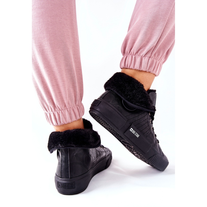 Women's Sneakers Big Star II274155 Black insulated 2