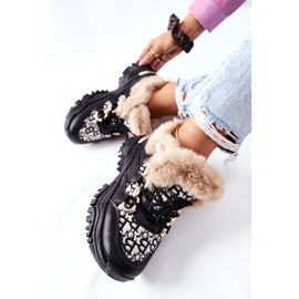 Women's Insulated Sports Shoes Black Heart Beats 2