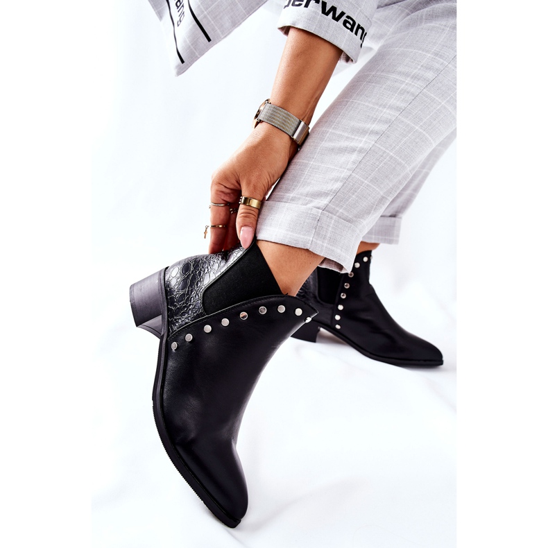 PG1 Women's Booties Jodhpur boots Black Barretos 1