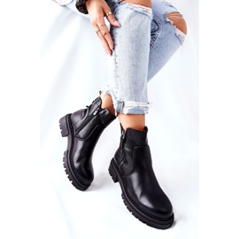 PE1 Black Silvan High Boots With Zippers 1