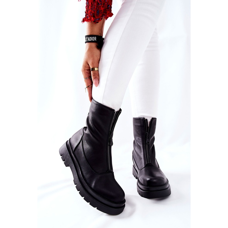 PE1 Women's Boots With Zipper Black Tierra 1 PE1 Women's Boots With Zipper Black Tierra 1