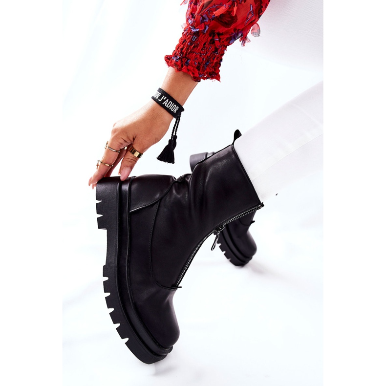 PE1 Women's Boots With Zipper Black Tierra 2 PE1 Women's Boots With Zipper Black Tierra 2