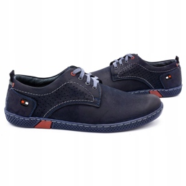 Antex Men's casual shoes 302 navy blue 3