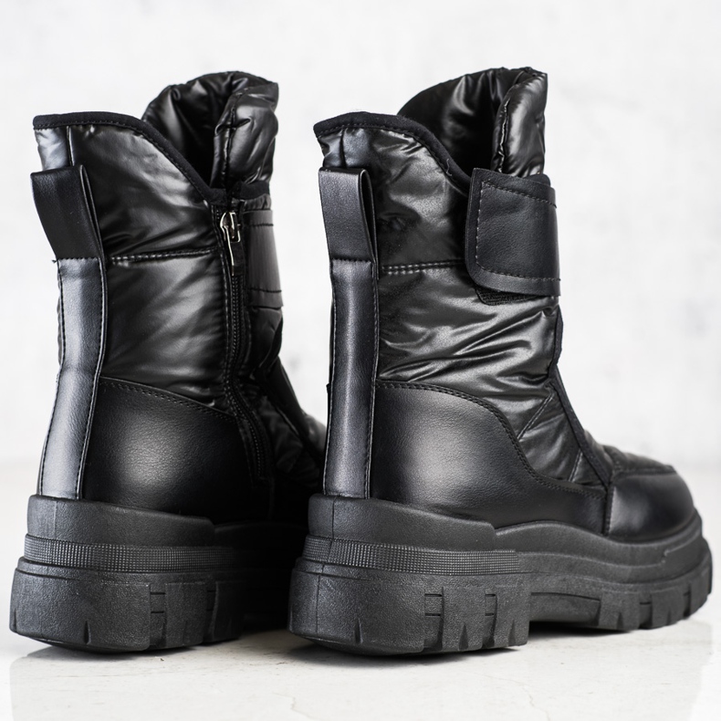 Seastar Velcro snow boots black 1