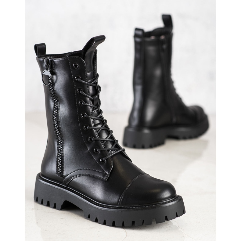 SHELOVET Classic Black Boots 2