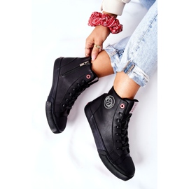 Women's Insulated Sneakers Cross Jeans High Black II2R4009C 1