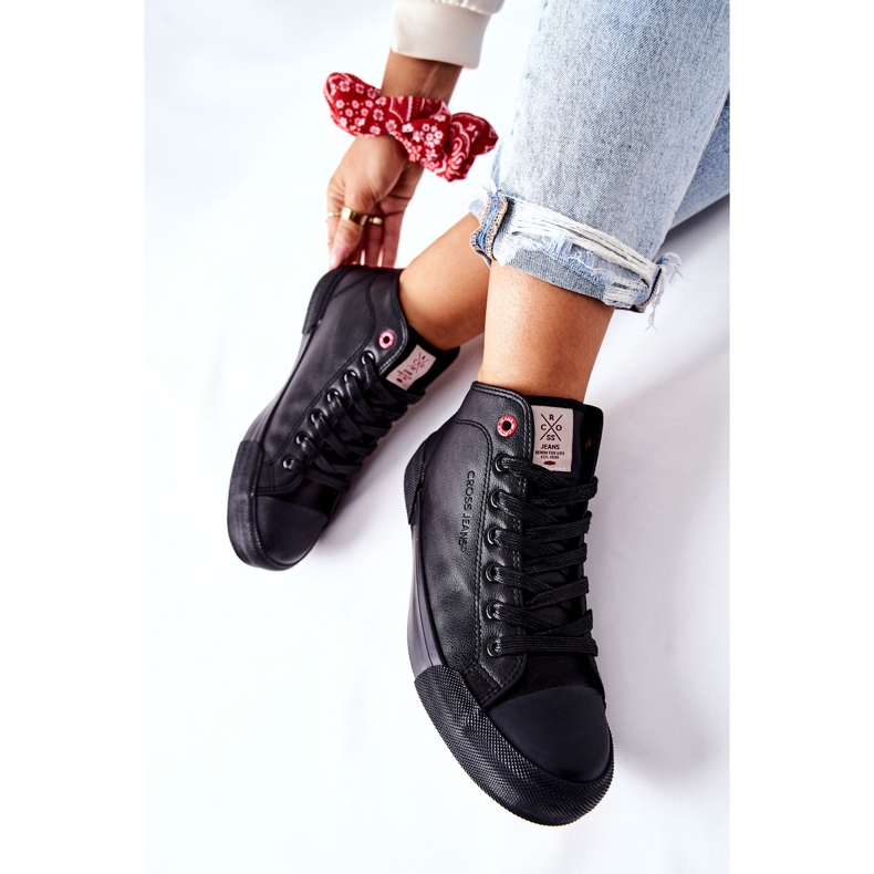 Women's High Sneakers Cross Jeans II2R4032C Black 1