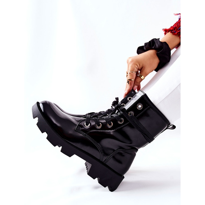 PG1 Black Semope Women's Workers Boots 2