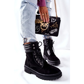 PG1 Women's Boots Suede Black Deliopis 2