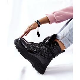Vinceza Women's Ismobe Black Trappers 2
