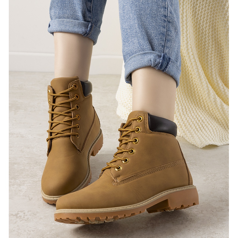 Camel women's Albracca hiking boots brown 1