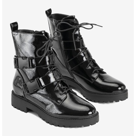 Black patent women's boots from Ferland 1 Black patent women's boots from Ferland 1