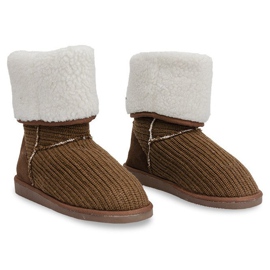 Warm Eskimo boots 7715 Camel brown 2