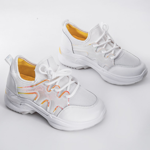 Ugly white tennis deals shoes