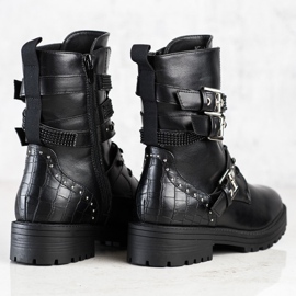 Erynn Black Workers With Decorative Buckles 1