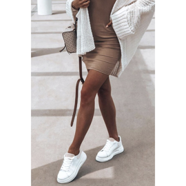 RunwayHer white trainers pink 2