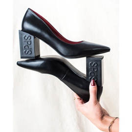 S. BARSKI Pumps With Square Heel S.BARSKI black 1