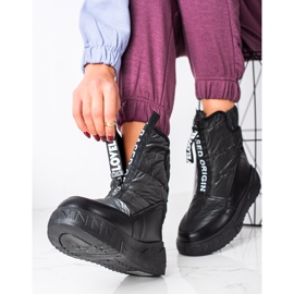 Seastar Snow Boots On The Slider black 1